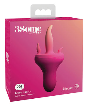 Multi-function Threesome Holey Trinity Adult Vibrator