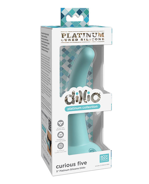 Dillio Platinum Silicone 5" Curious Five Dildo