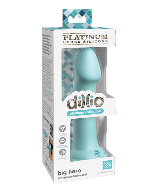 Dillio Platinum Silicone 6" Big Hero Dildo