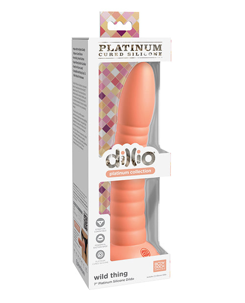 Dillio Platinum Silicone 7" Wild Thing Dildo