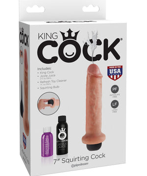 King Cock 7" Squirting Cock