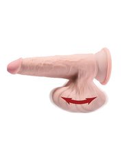Ivory King Cock Plus Density With Swinging Balls Adult Dildos