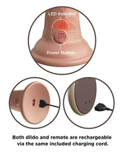 Silicone King Cock Elite 9 inch Dual Density Adult Vibrator