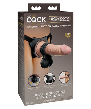 King Cock Elite Deluxe Silicone Body Dock Kit