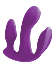 Purple Multi-function Threesome Total Ecstasy Adult Vibrator