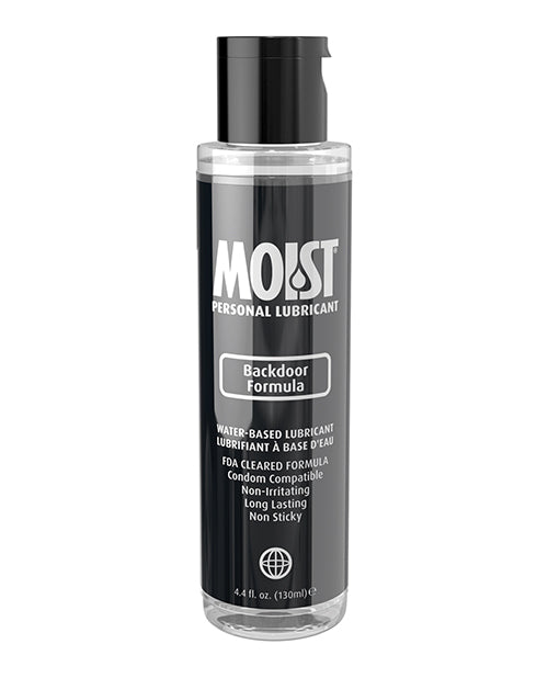 Moist Backdoor Formula Water-based Personal Lubricant - 4.4oz
