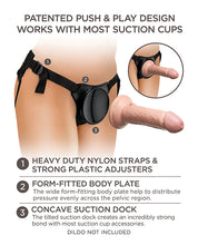 King Cock Elite Beginner's Body Dock Strap On Harness