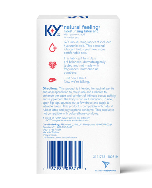 K-y Natural Feeling W-hyaluronic Acid