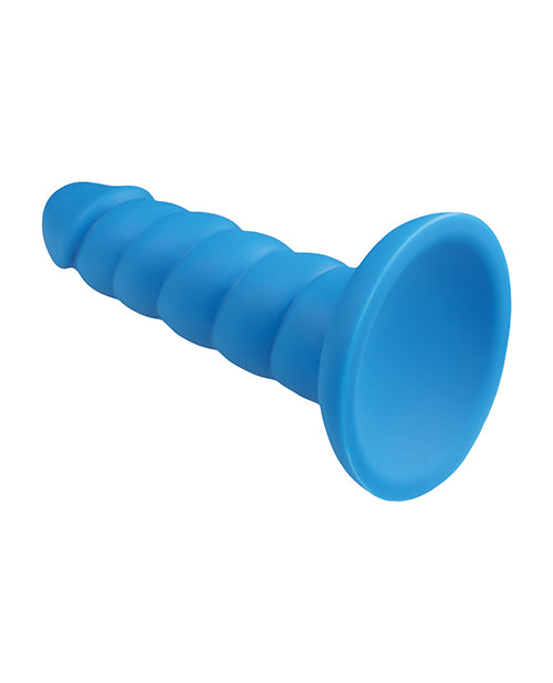 Blue Silicone Rock Candy Suga Daddy Dildo Adult Toy