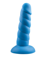 Blue Silicone Rock Candy Suga Daddy Dildo Adult Toy
