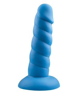 Blue Silicone Rock Candy Suga Daddy Dildo Adult Toy