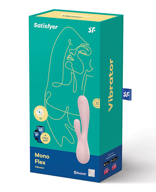 Silicone Satisfier Mono Flex G-spot and Clitoris Vibrator