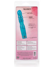Blue Sparkle Softees Nubbie Jelly Adult Vibrator