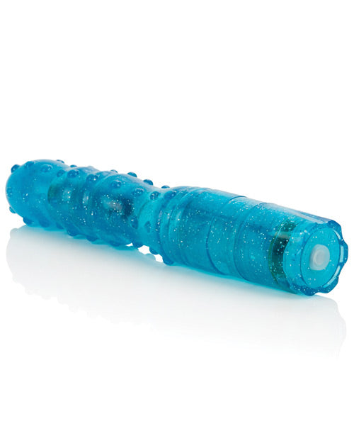 Blue Sparkle Softees Nubbie Jelly Adult Vibrator