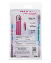 Pink Pocket Exotics Turbo 8 Accelerator Single Bullet Stimulator