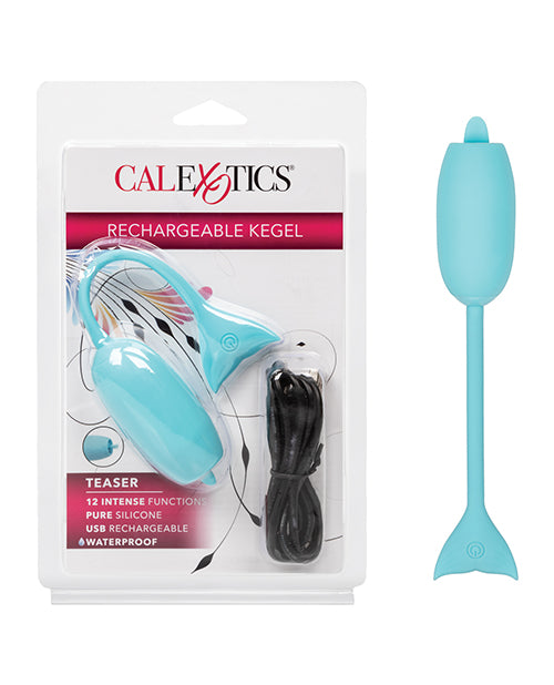 Silicone Rechargeable Kegel Exerciser with Teasing Tongue