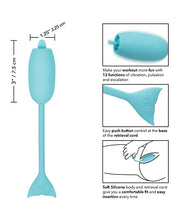 Silicone Rechargeable Kegel Exerciser with Teasing Tongue