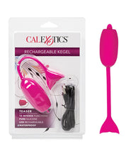 Silicone Rechargeable Kegel Exerciser with Teasing Tongue