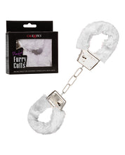White Playful Furry Cuffs for Sex Play