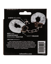 White Playful Furry Cuffs for Sex Play