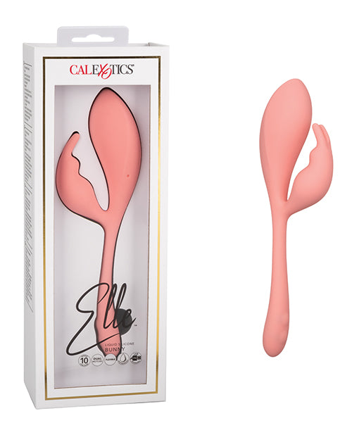 Pink Elle Liquid Silicone Bunny Adult Vibrator