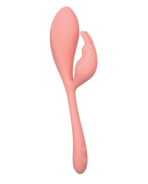 Pink Elle Liquid Silicone Bunny Adult Vibrator