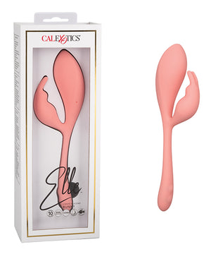 Pink Elle Liquid Silicone Bunny Adult Vibrator