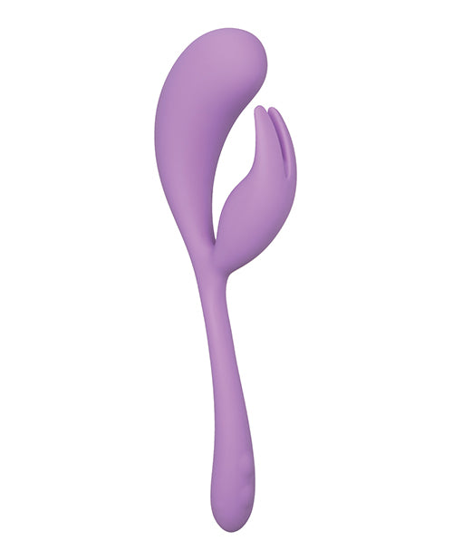 Purple Elle Liquid Silicone Dual Flicker Orgasm Massager