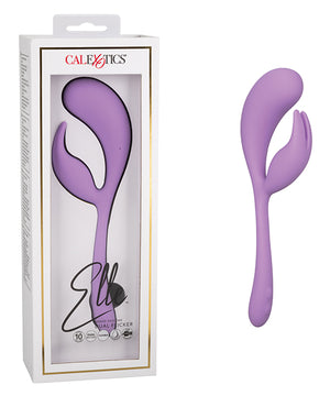 Purple Elle Liquid Silicone Dual Flicker Orgasm Massager