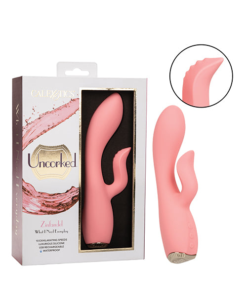 Pink Uncorked Zinfandel Deep Dual Orgasm Massager