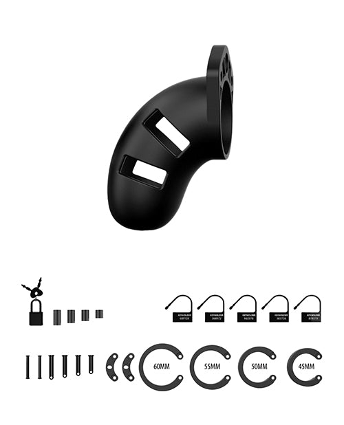 Shots Man Cage Chastity 3.5" Cock Cage Model 20