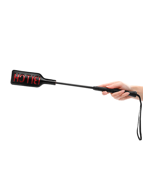 Black Shots Ouch Bitch Crop Large