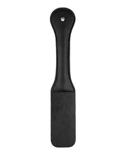 Black Faux Leather Shots Ouch Bad Boy Paddle