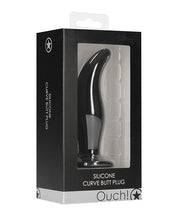 Black Shots Ouch Curve Butt Plug