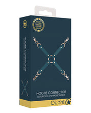 Shots Ouch Halo Hogtie Leather Connector for Erotic Pleasure
