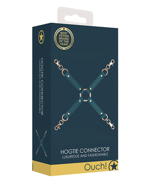 Shots Ouch Halo Hogtie Leather Connector for Erotic Pleasure