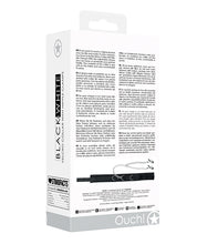 Shots Ouch Black & White Velcro Collar W-nipple Clamps