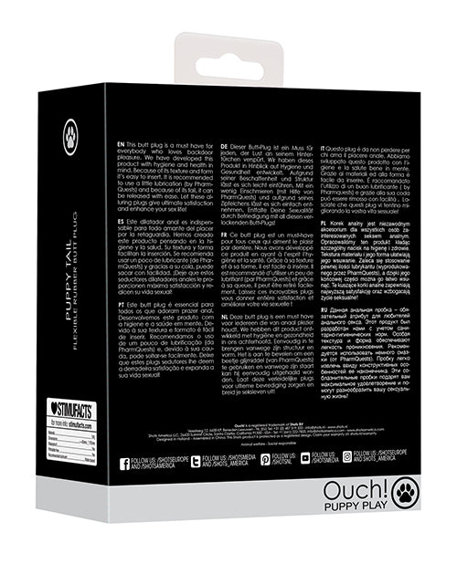 Shots Ouch Puppy Play Tail Butt Plug