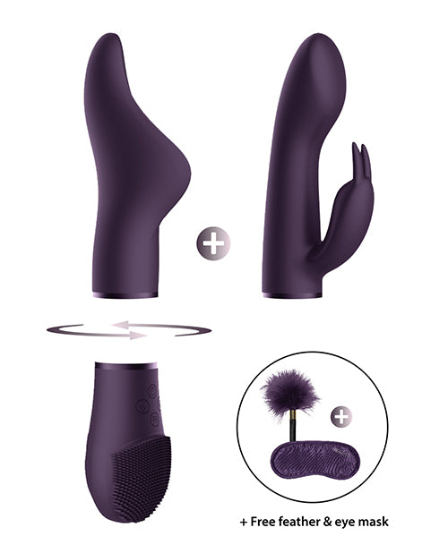 Shots Switch Pleasure Kit G-spot Vibrator with Bristles