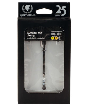 Spartacus Black Beaded Clit Clamps