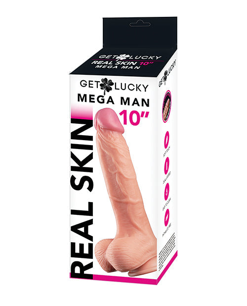 Ivory Get Lucky Real Skin Series Mega Man Dildos
