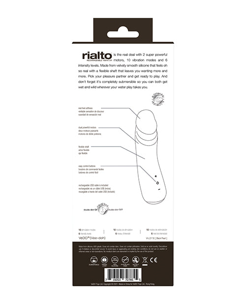 Silicone Rechargeable Vedo Rialto Adult Vibrator