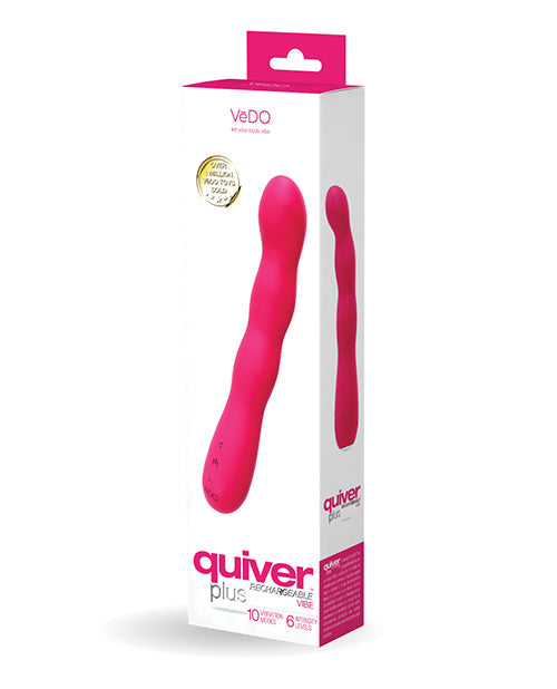 Purple Vedo Quiver Plus Rechargeable G-Spot Vibrator