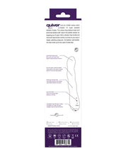 Purple Vedo Quiver Plus Rechargeable G-Spot Vibrator