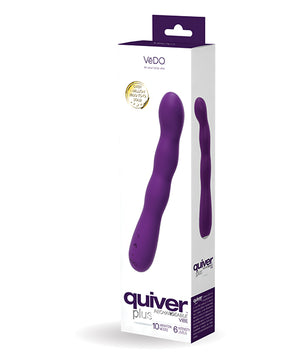Purple Vedo Quiver Plus Rechargeable G-Spot Vibrator