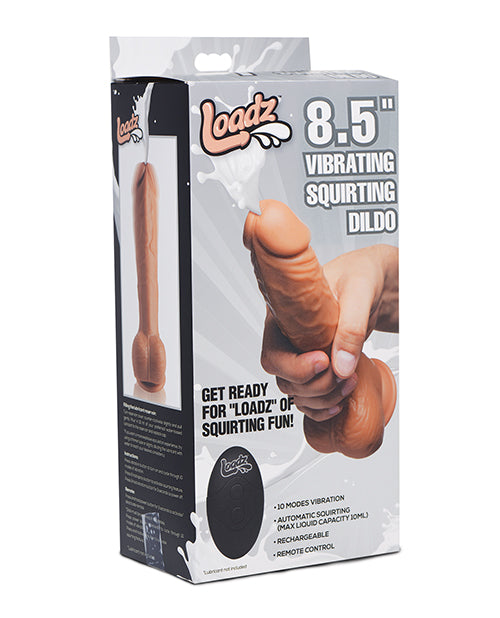 Tan 8.5 inch Loadz Ldz Squirting Adult Toy Dildo