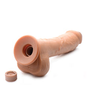 Tan 8.5 inch Loadz Ldz Squirting Adult Toy Dildo