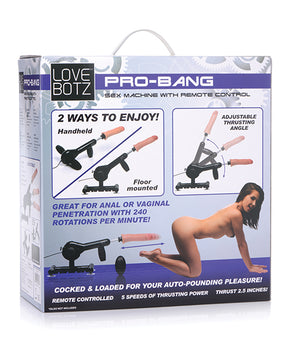 Black Lovebotz Pro-bang Sex Machine with Remote Control