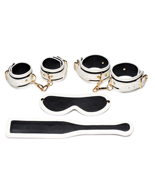 Master Series Kink In The Dark Glowing Cuffs & Blindfold Set
