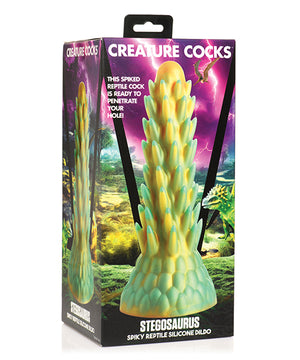 Creature Cocks Stegosaurus Spiky Reptile Silicone Dildo